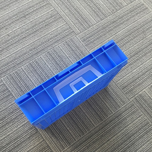 廠家批發(fā)銷售新款藍(lán)色HP-4A周轉(zhuǎn)箱，外435-325-110塑料HP箱