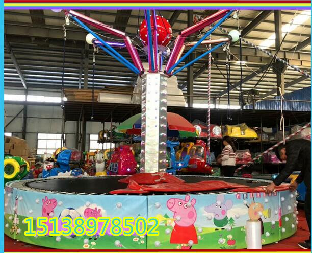 新款六人電動(dòng)旋轉(zhuǎn)蹦極