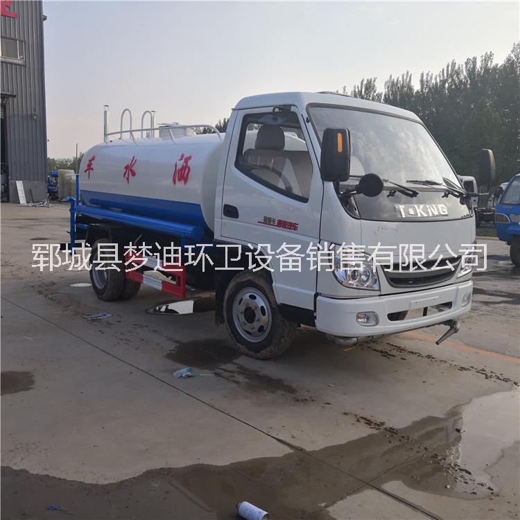 金利卡5方灑水車 485發(fā)動機650輪胎高壓20米水柱灑水面積10米工地抑塵降溫灑水車