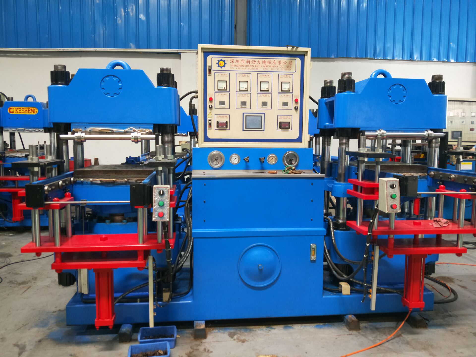 二手平板自動硫化機(jī)