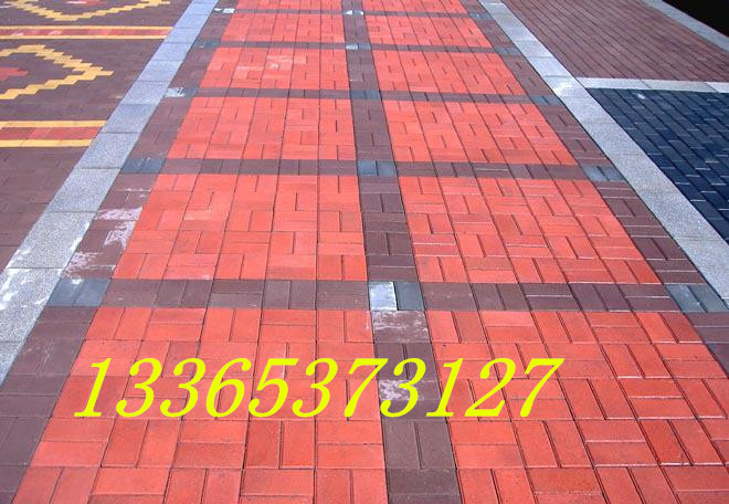 平邑 路面磚透水磚花磚面包磚盲道磚廣場磚井字磚