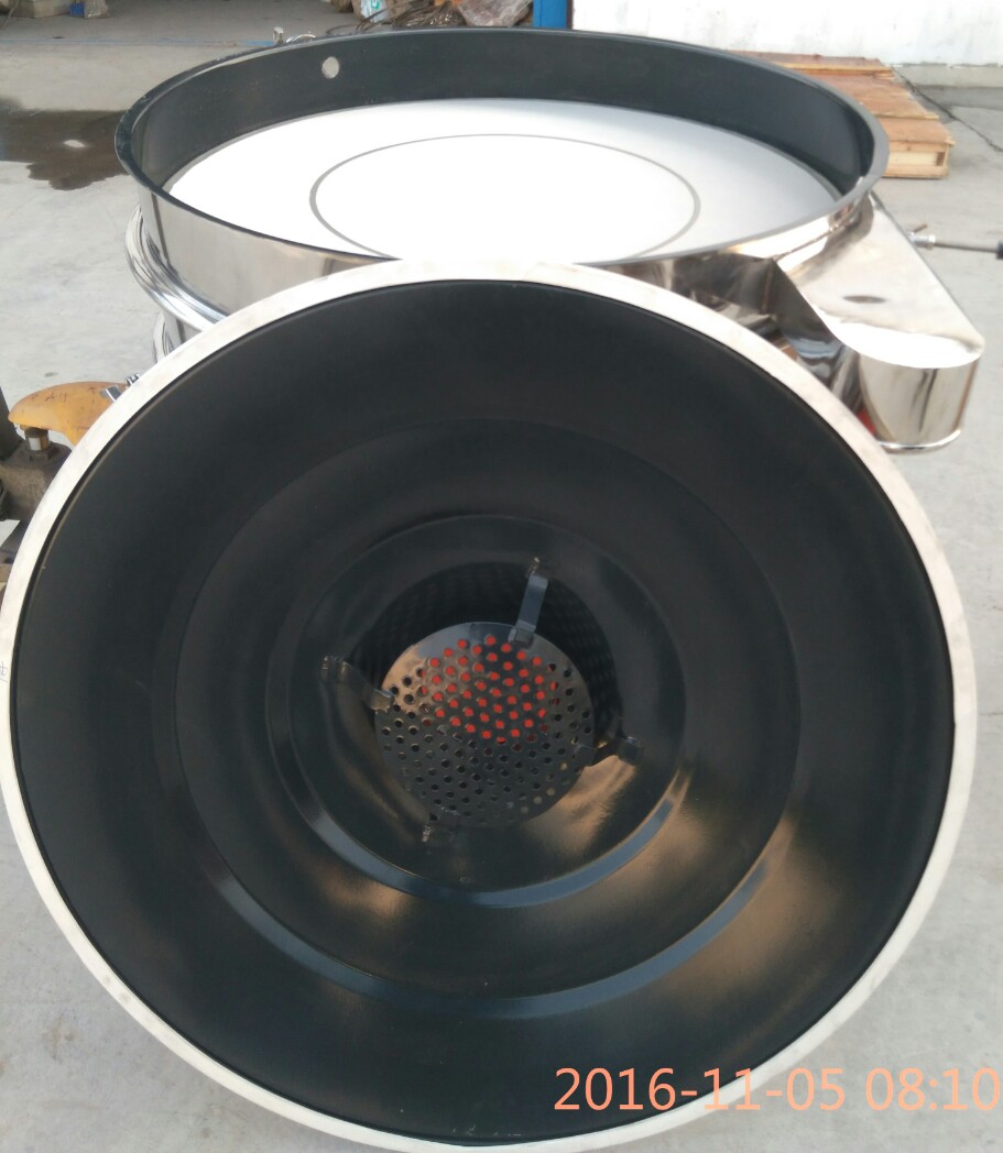 外置超聲波振動(dòng)篩鋰電三元材料*內(nèi)壁噴涂特氟龍涂層