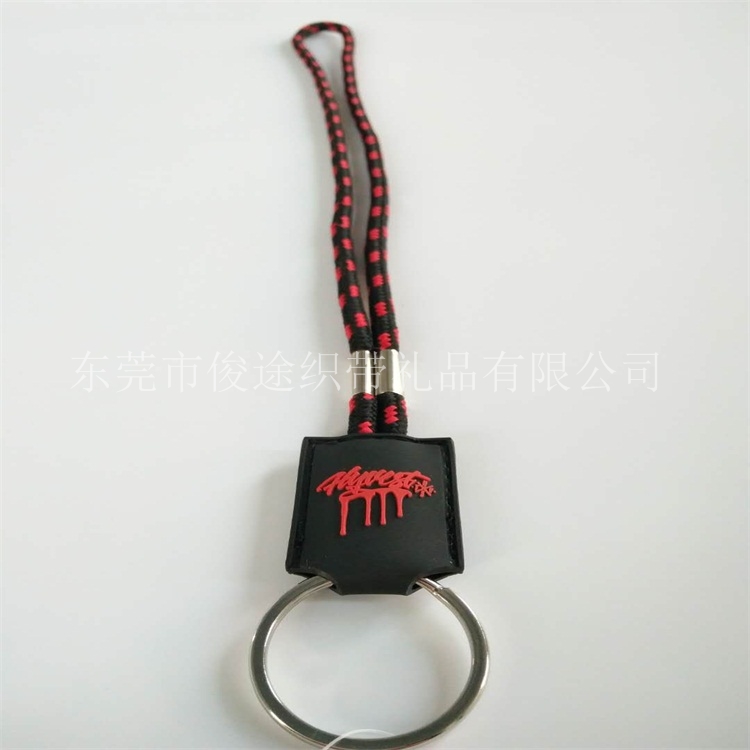 俊途廠家直銷定做間色的圓繩廠牌掛帶