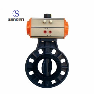 D671S氣動(dòng)PVC塑料對夾蝶閥