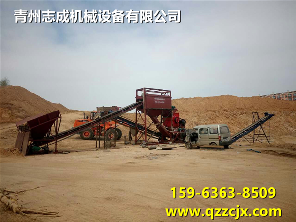 70噸砂石料洗砂機(jī)分級(jí)制砂水洗砂賺錢(qián)嗎？159-6363-8509