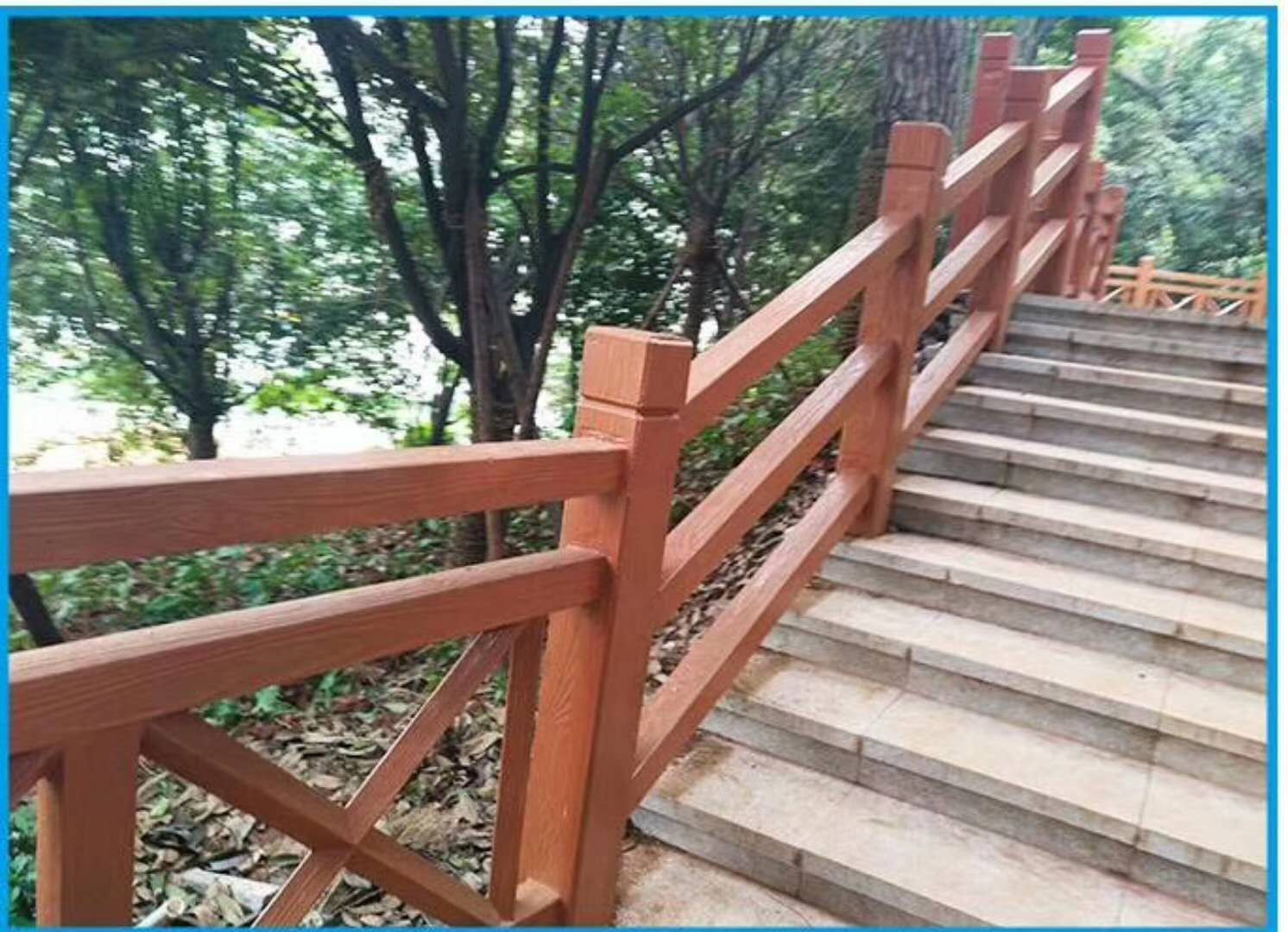 水泥仿木護(hù)欄  窗欞護(hù)欄是怎么做出來的 水泥仿木護(hù)欄 窗欞護(hù)欄