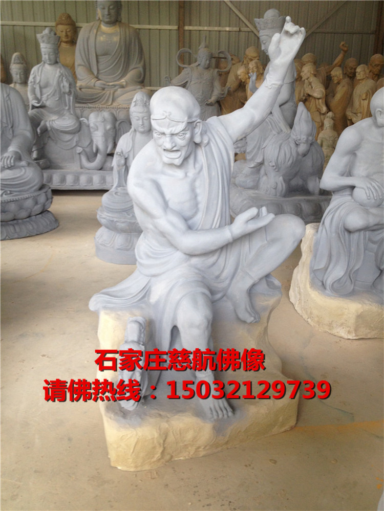 十八羅漢佛像貼金彩繪廠家直銷