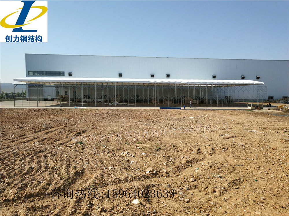 大型倉庫雨蓬移動雨蓬（圖片）_大型推拉雨棚_大型倉庫雨蓬廠家直賣_大型倉庫雨蓬廠家定做價格