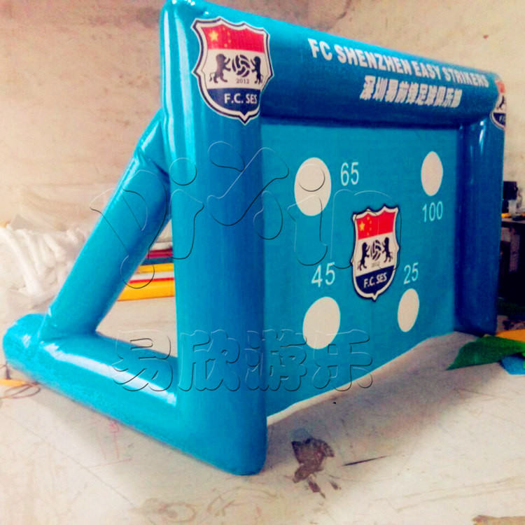 易欣新款充氣足球門 趣味充氣道具 戶外拓展訓(xùn)練器材 廠家直銷 趣味充氣足球門