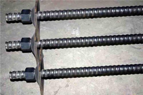 無縱助螺紋鋼式樹脂錨桿