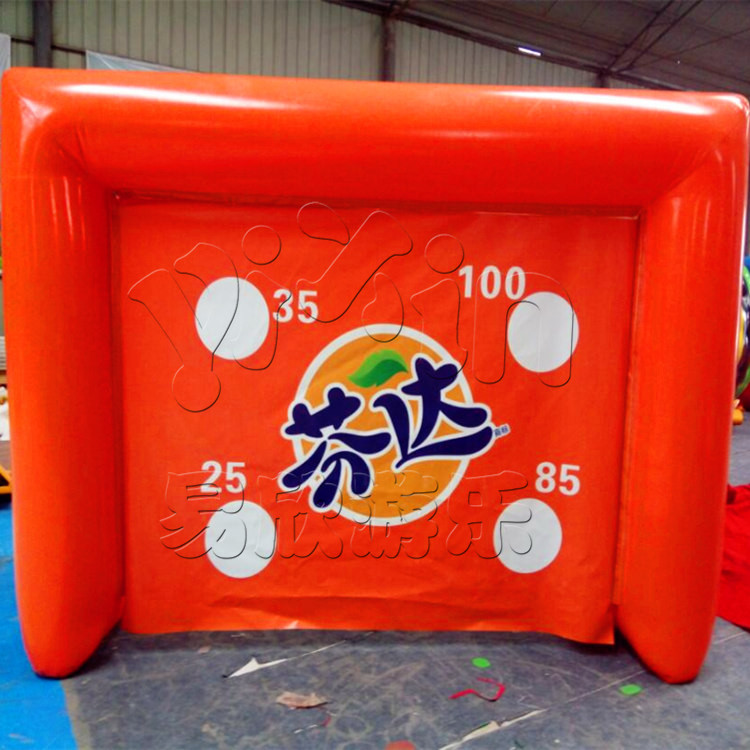 易欣新款充氣足球門 趣味充氣道具 戶外拓展訓(xùn)練器材 廠家直銷 趣味充氣足球門