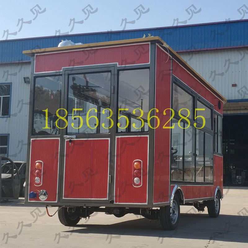 小吃車多功能餐車 流動(dòng)電動(dòng)四輪車
