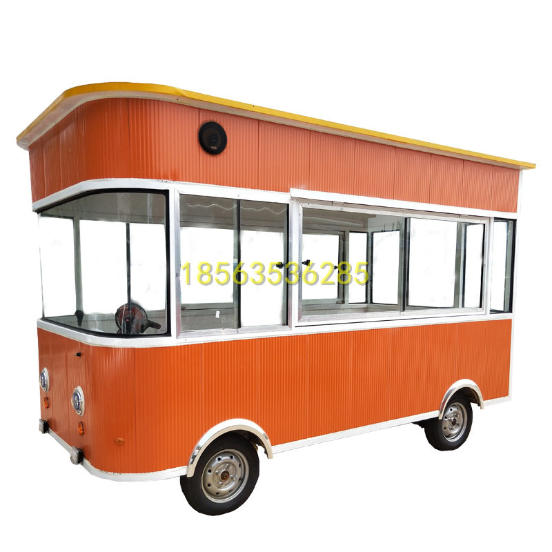 流動餐車小吃車 美食車 電動四輪流動餐車小吃車 美食車