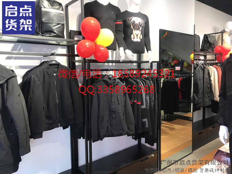 男裝店鋪貨架 快時(shí)尚服裝貨架 如何讓人家記住你的店鋪