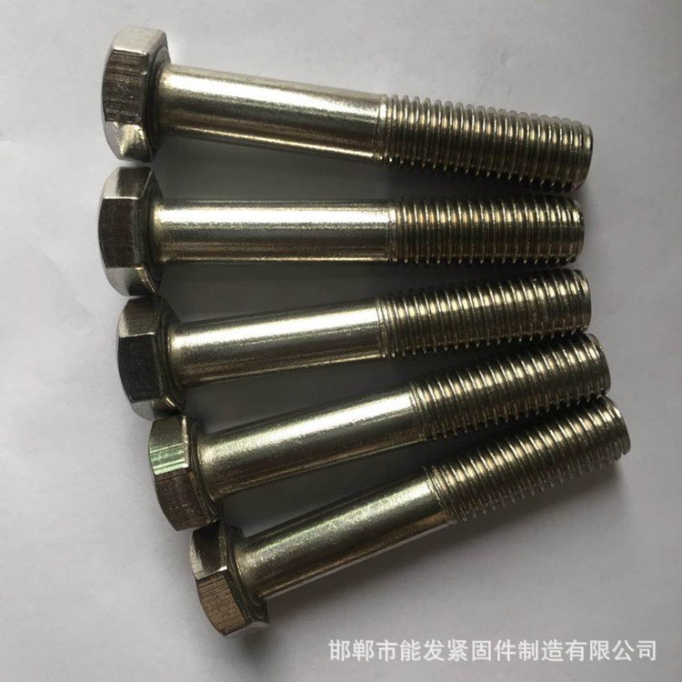 河北廠家供應(yīng)鍍鋅六角螺絲 4.8級8.8級鍍鋅螺絲 藍白鋅 彩鋅外六角螺絲 凹穴螺絲質(zhì)優(yōu)價廉