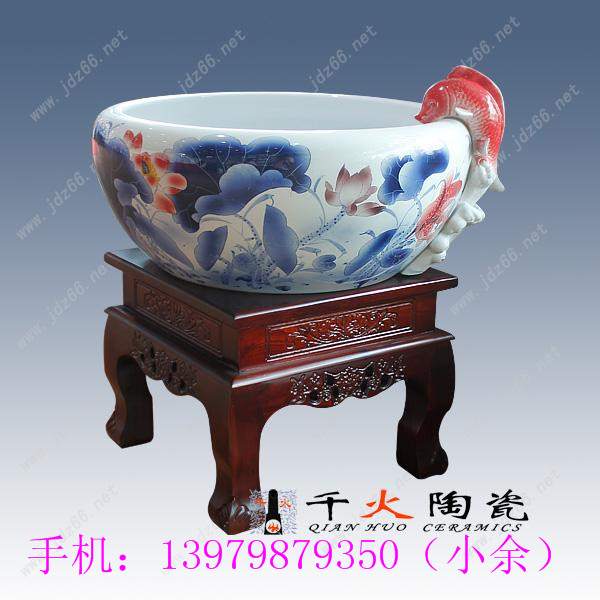 青花瓷工藝品 青花陶瓷大缸