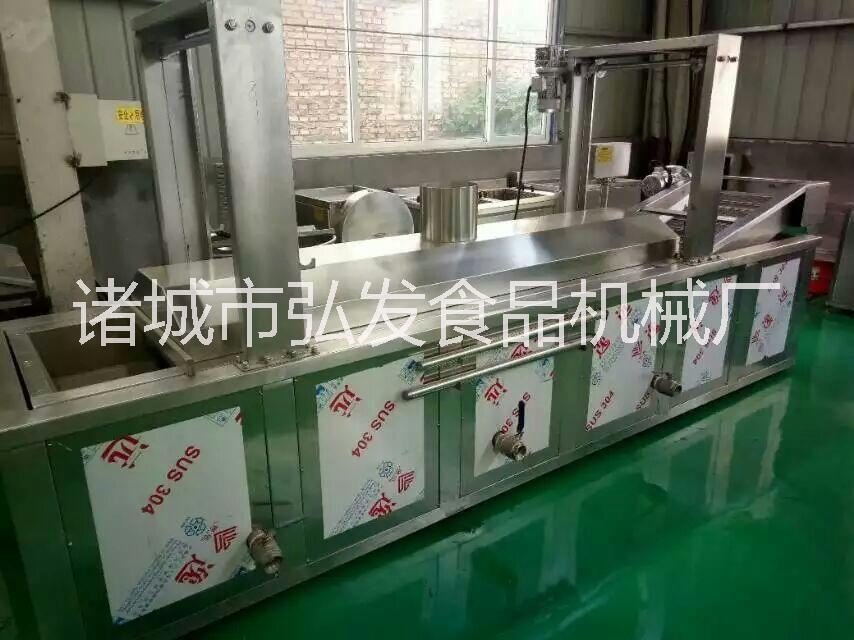 大型油炸流水線 丸子龍蝦油炸流水 雞叉魷魚圈油炸流水