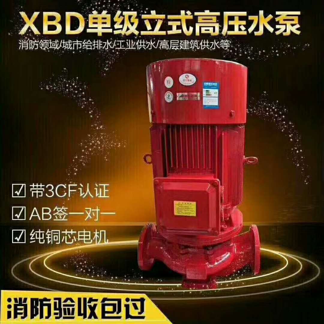 水泵廠家供應(yīng)電動(dòng)消防泵 全同線電機(jī) 不銹鋼葉輪及軸 XBD6.0/40G-L 噴淋泵 穩(wěn)壓泵