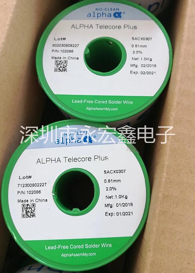 錫絲，阿爾法無鉛錫絲，錫絲批發(fā)，ALPHA阿爾法SAC305焊錫絲/錫線，實心錫絲