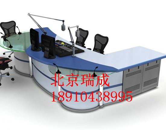 播音臺(tái)訪談桌導(dǎo)播桌演播桌訪談桌非