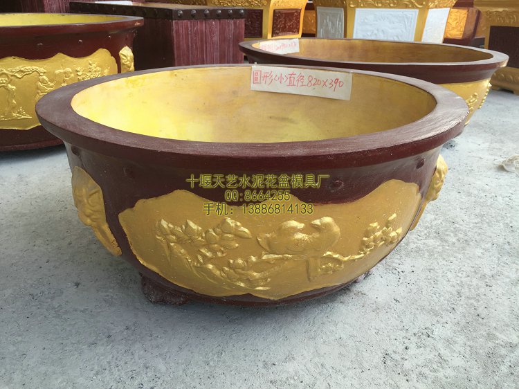 水泥花盆玻璃鋼模具，湖北十堰天藝玻璃鋼模具制作供應(yīng)廠家