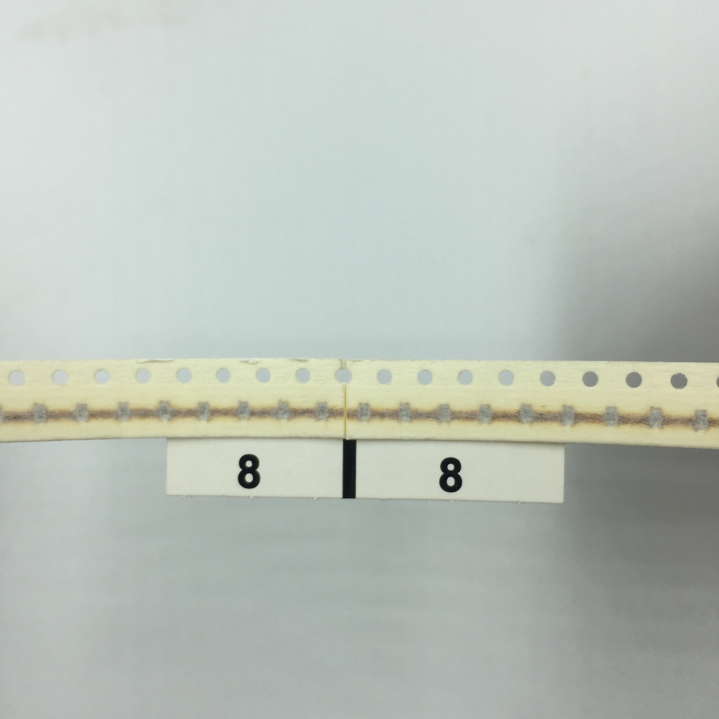 廠家定制SMT接料帶 17系列接料帶SMT貼片 藍(lán)黃色單面邊定位接料帶