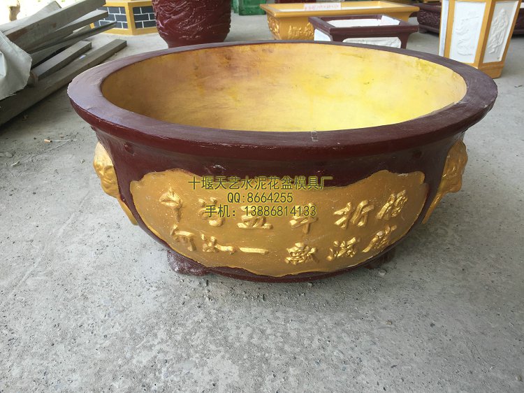 水泥花盆玻璃鋼模具，湖北十堰天藝玻璃鋼模具制作供應(yīng)廠家