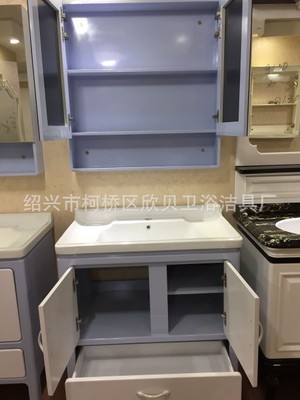 陶瓷盆洗臉洗漱臺(tái)盆衛(wèi)浴柜 儲(chǔ)物鏡柜組合 廠家*