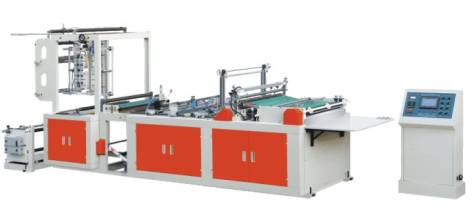 高速PVC拉鏈袋制袋機(jī) 熱封冷切PVC拉鏈袋制袋機(jī)