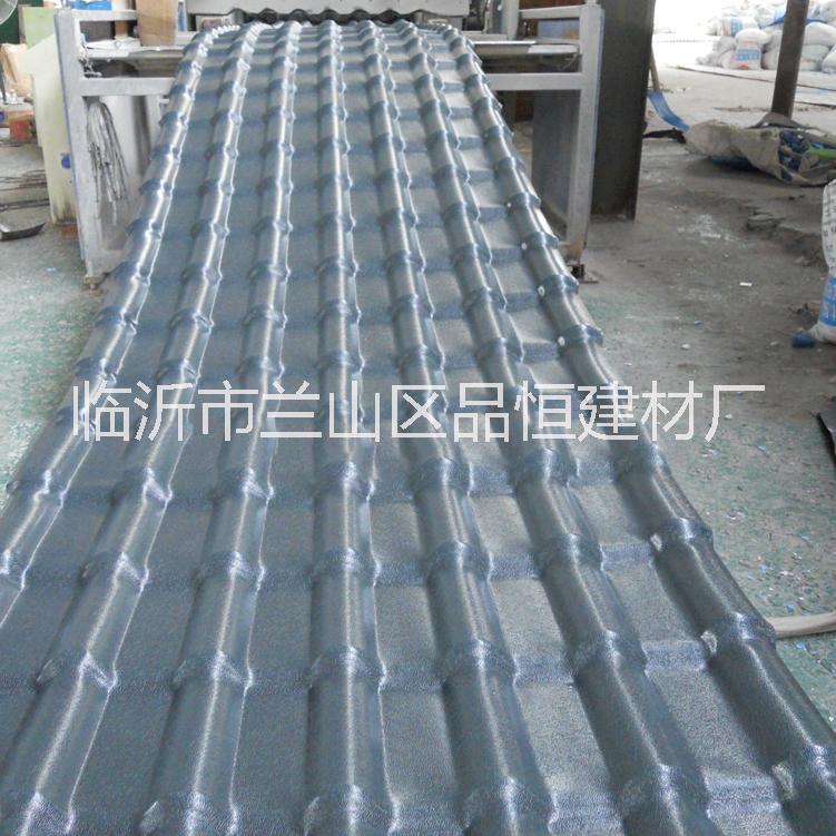 【廠家直銷】北京PVC仿古塑料瓦片灰瓦屋頂瓦asa合成樹(shù)脂瓦屋面