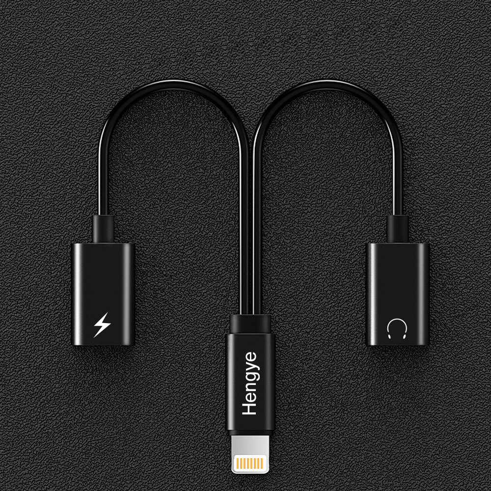 Kcable 蘋果通話耳機(jī)轉(zhuǎn)接線 iphone8/x雙母座充電二合一轉(zhuǎn)接頭