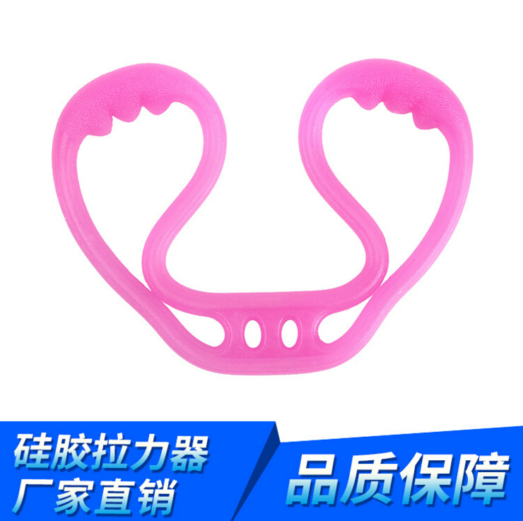 硅膠拉力器 瑜伽拉力帶彈力帶 健身阻力帶 力量訓(xùn)練拉伸帶 硅膠拉力繩