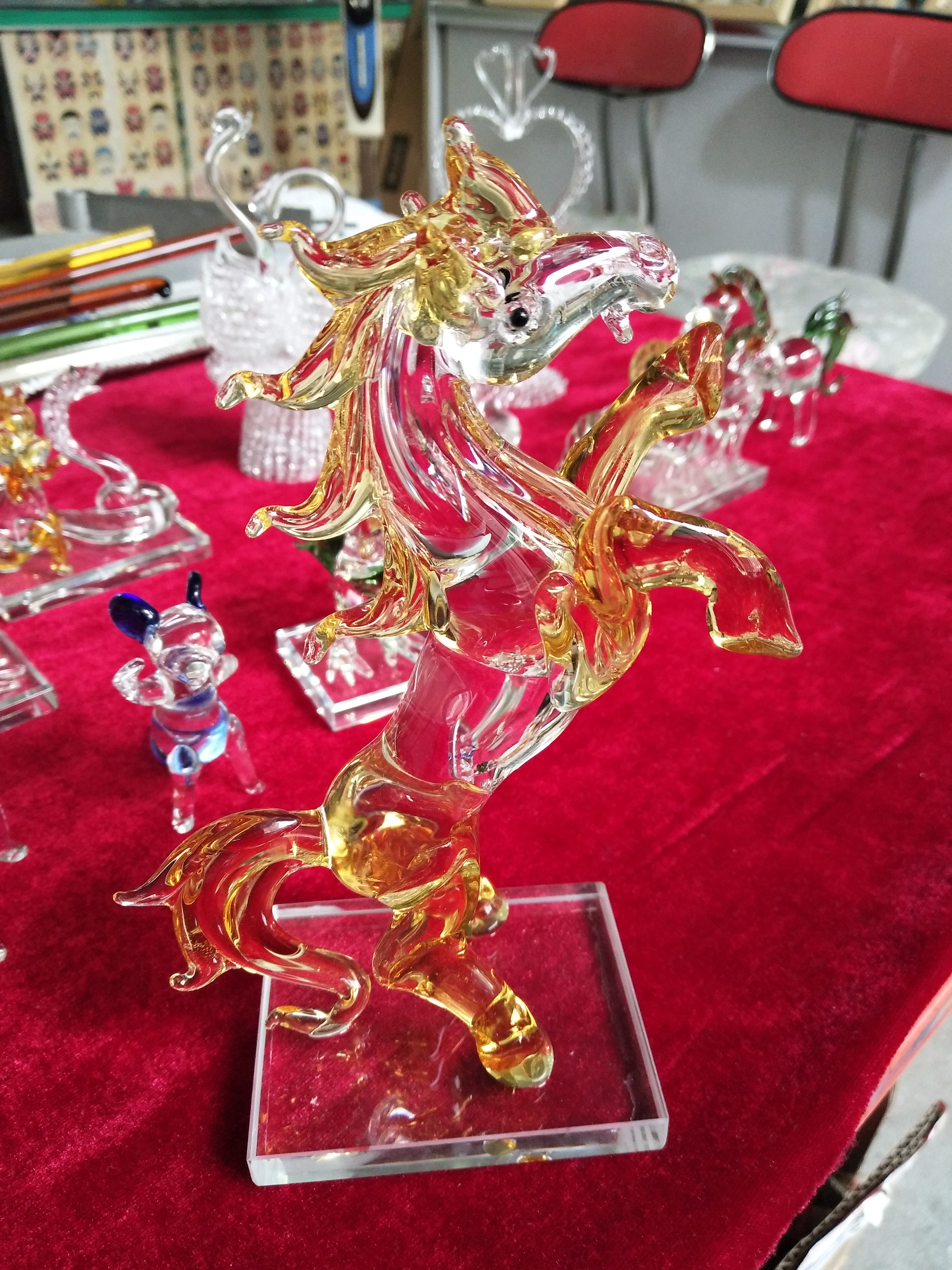 水晶工藝品禮品飾品天鵝