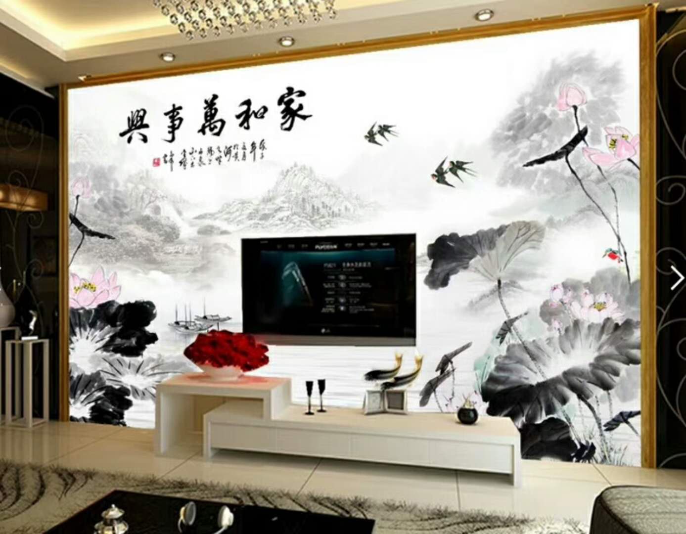 玉雕電視背景墻 玉石背景墻 石材背景墻 3D浮雕背景墻 大理石背景墻廠家