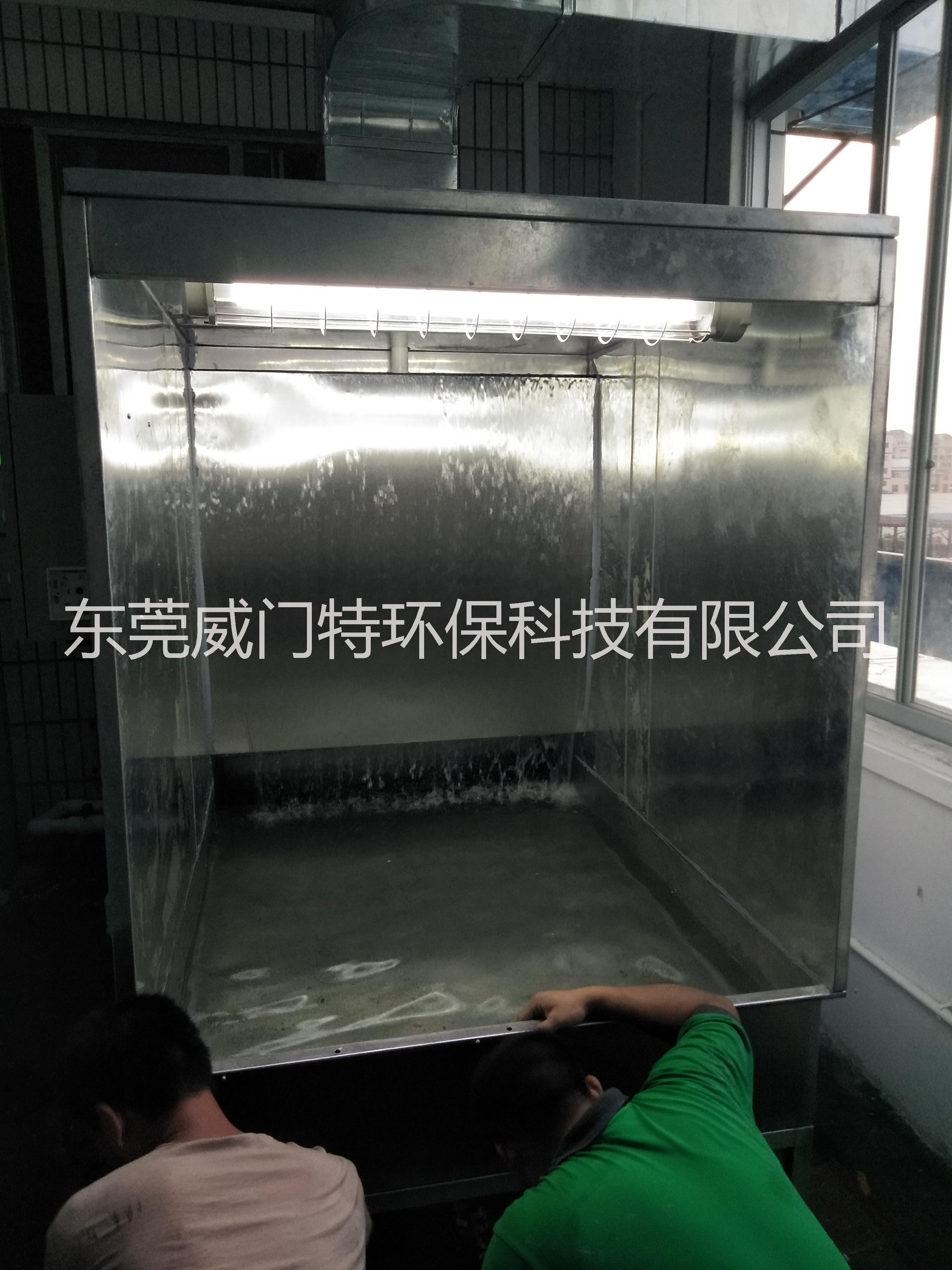 過濾除塵噴漆柜單工位雙工位噴漆臺 噴油柜內(nèi)循環(huán)噴漆水簾柜水簾式噴漆噴廠家