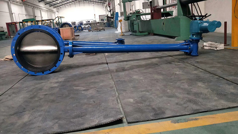 D941X加長(zhǎng)桿軟密封電動(dòng)蝶閥