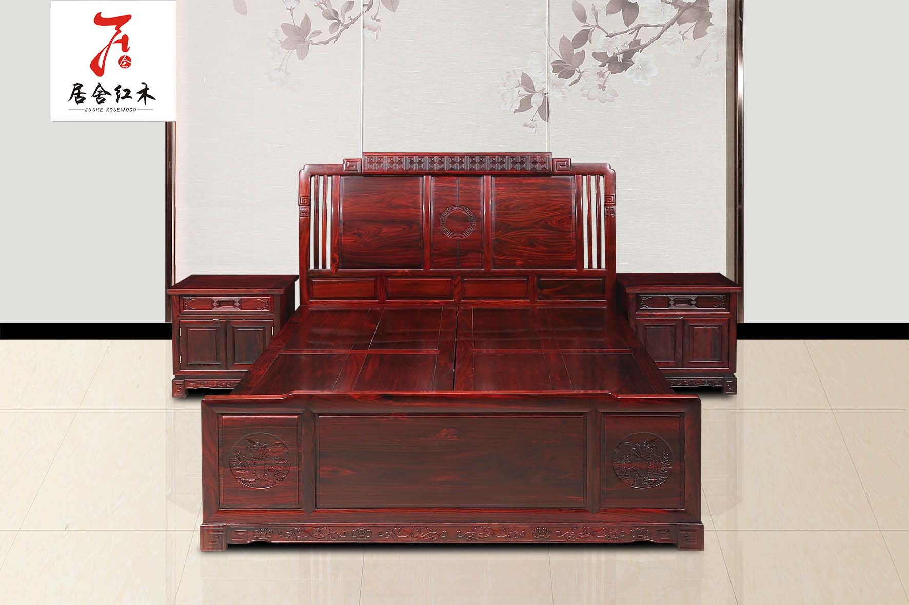 黑酸枝財源滾滾餐桌-紅木家具價格-酸枝木圖片-紅木家具定制