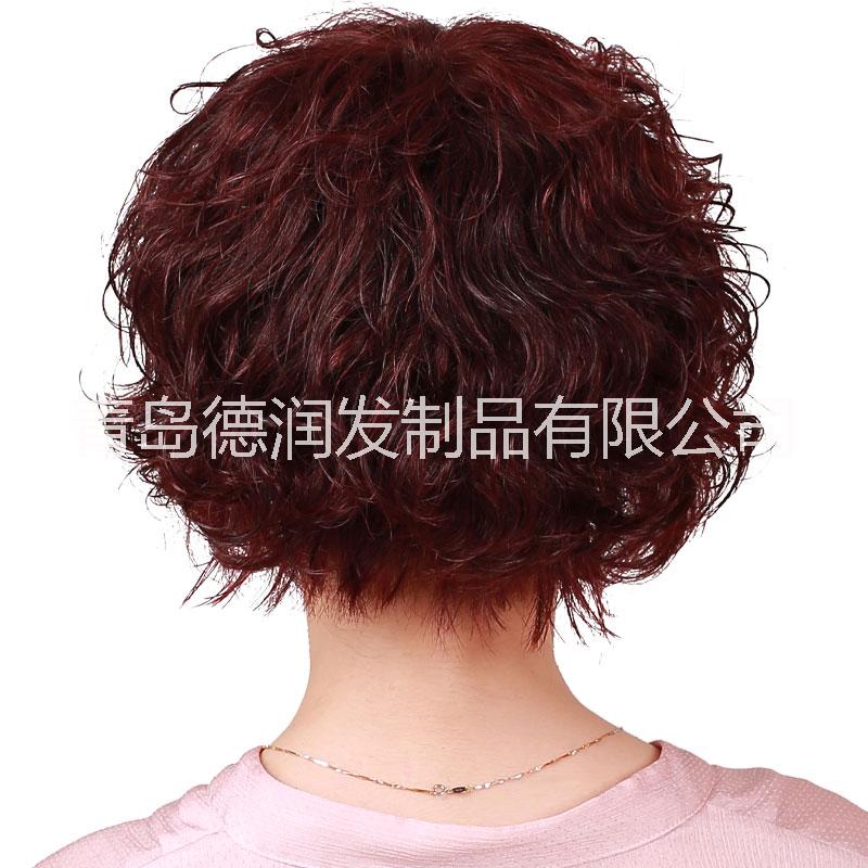 德潤假發(fā) 女 短卷發(fā) 中老年發(fā)套 中老年假發(fā) 遞針 逼真 真人發(fā) 德潤假發(fā) 女 短卷發(fā) 中老年假發(fā)