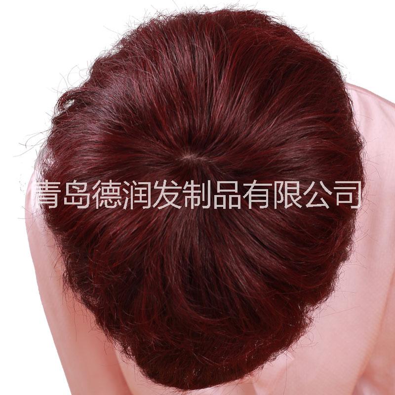 德潤(rùn) 短卷發(fā) 假發(fā)套 中老年假發(fā) 真人發(fā) 逼真 德潤(rùn) 短卷發(fā) 假發(fā)套 中老年假發(fā)