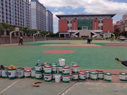 福建供應(yīng)商硅PU材料丙 烯酸球場 硅pu球場 硅pu球場材料 硅pu體育場地