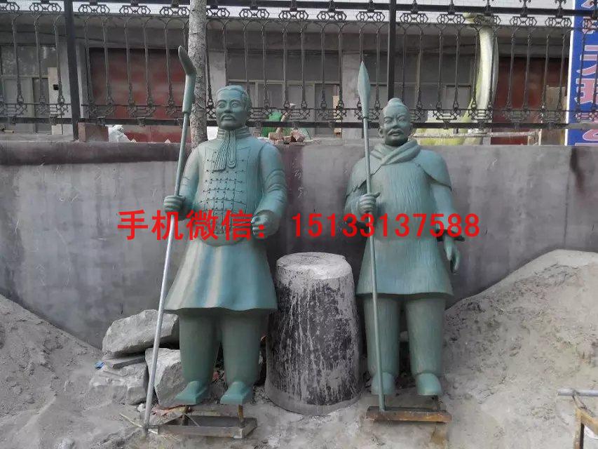 古代人物雕塑 玻璃鋼景觀人物雕塑