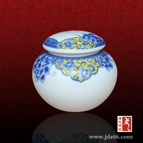 *陶瓷膏方罐子設計定做廠家