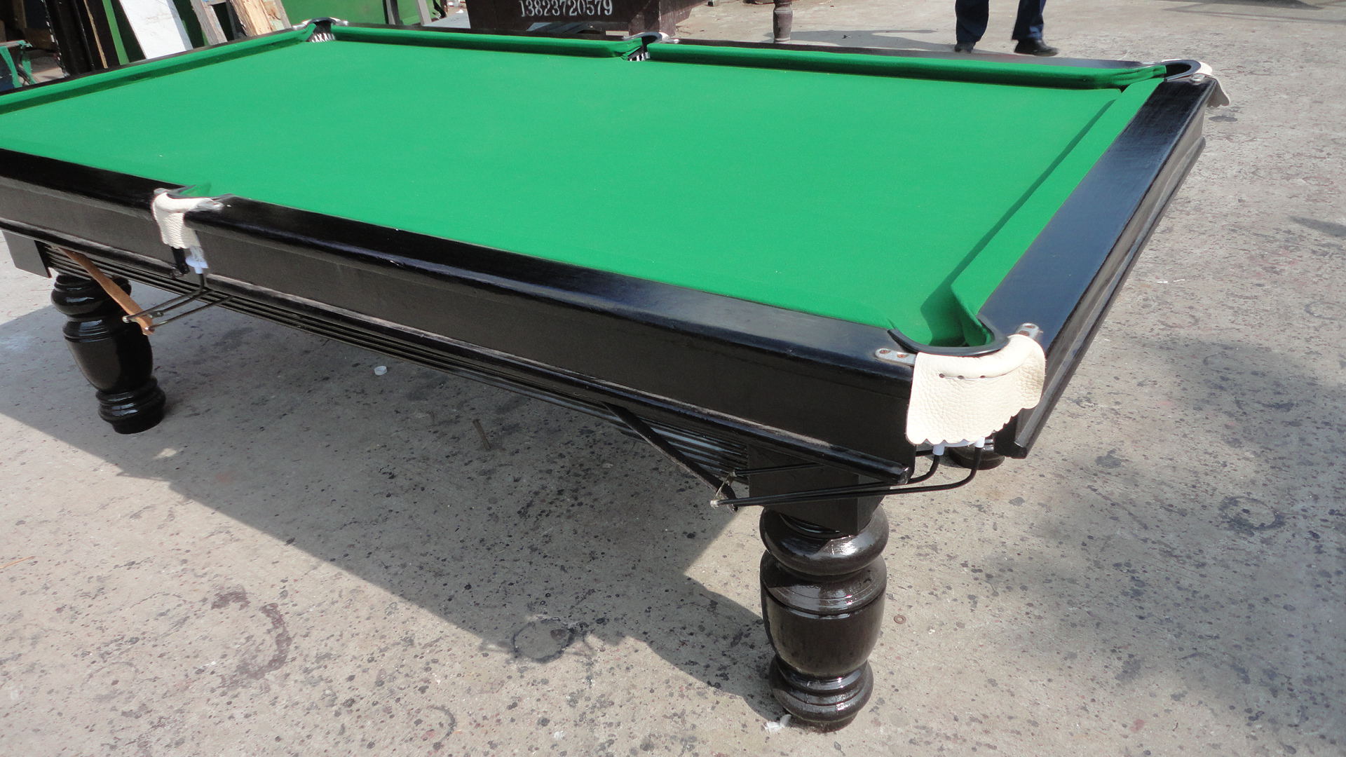 供應直銷小美式臺球桌2.28m長桌球臺 臺球桌家用標準桌球臺美式黑8 臺球桌家用標準桌球臺美式黑8臺球