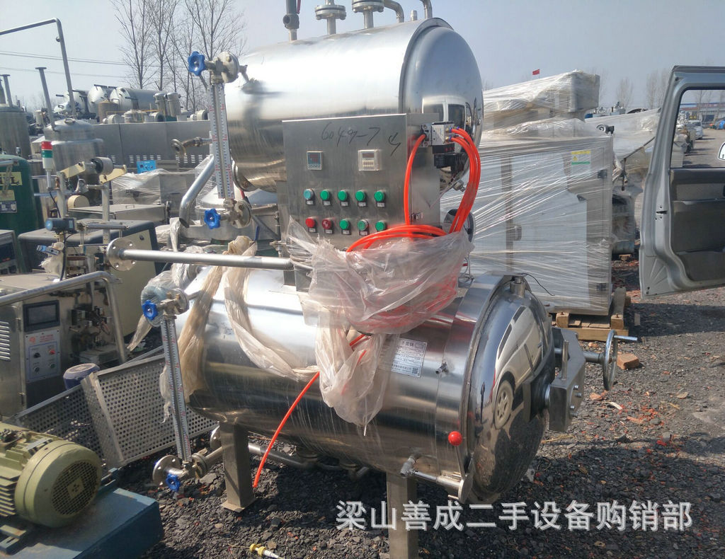 梁山善成二手設(shè)備 二手*鍋 二手電加熱*鍋 二手肉制品*鍋