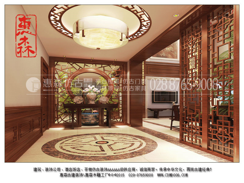 中式仿古花格門窗隔斷屏風(fēng) 定制中式仿古花格門窗隔斷屏風(fēng)價格
