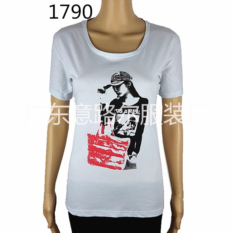 供應(yīng)女式短袖純棉T恤女裝短袖t恤純色圓領(lǐng)打底衫純棉