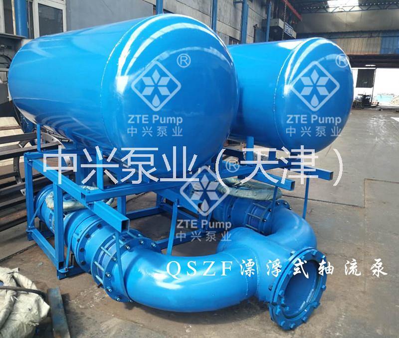 天津中興潛水軸流泵 漂浮式安裝