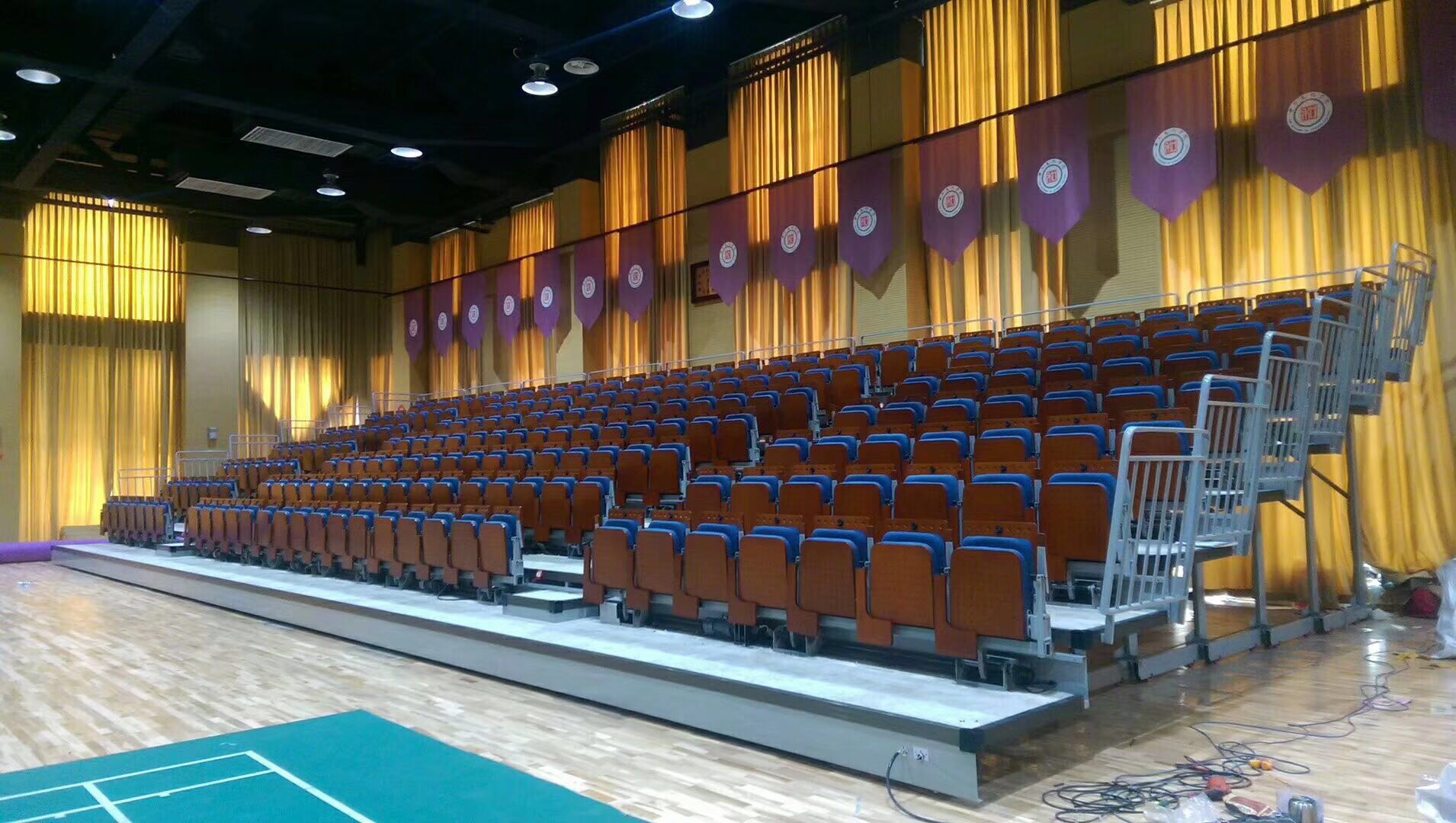 帥康自動伸縮看臺座KTR-Z，自動伸縮看臺座批發(fā)，自動伸縮看臺座KTR-Z，看臺座椅KTR-Z廠家