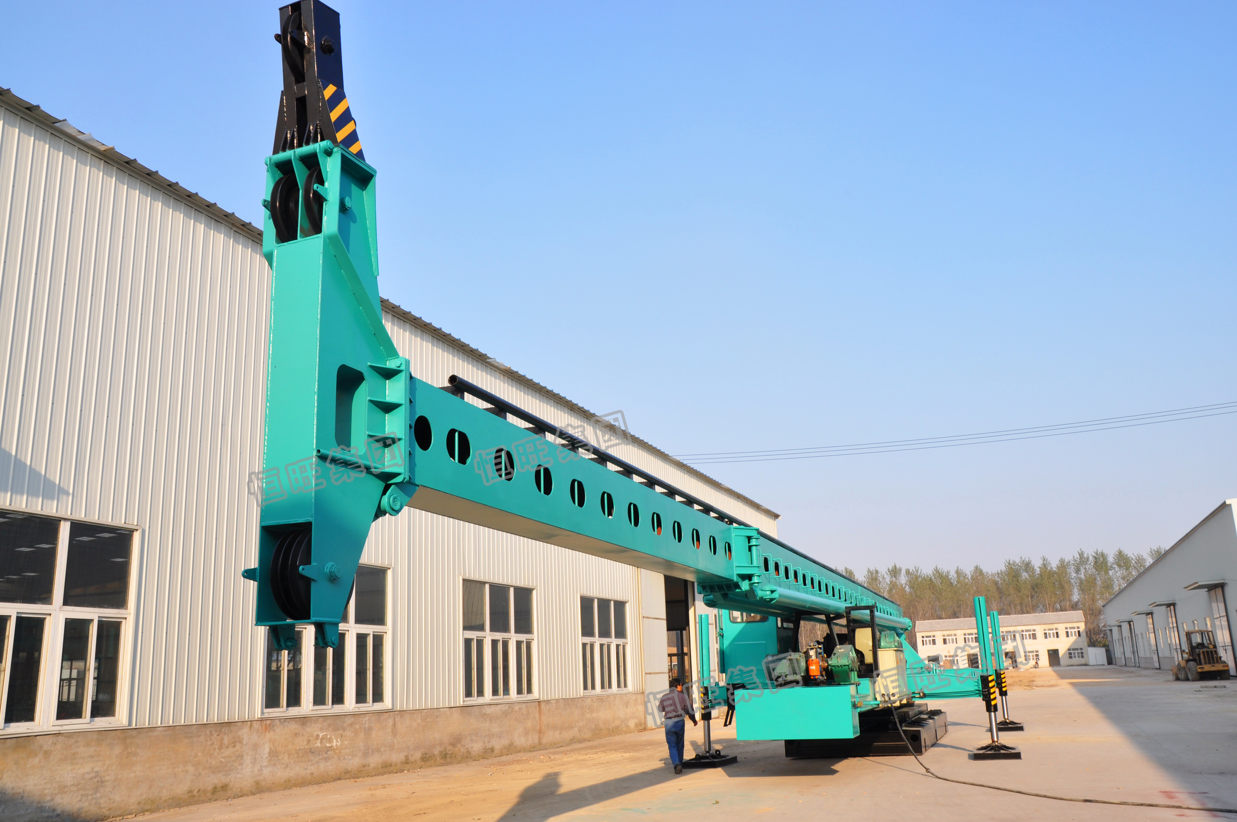 小型CFG履帶打樁機 長螺旋履帶打樁機 打樁灌樁的履帶打樁機