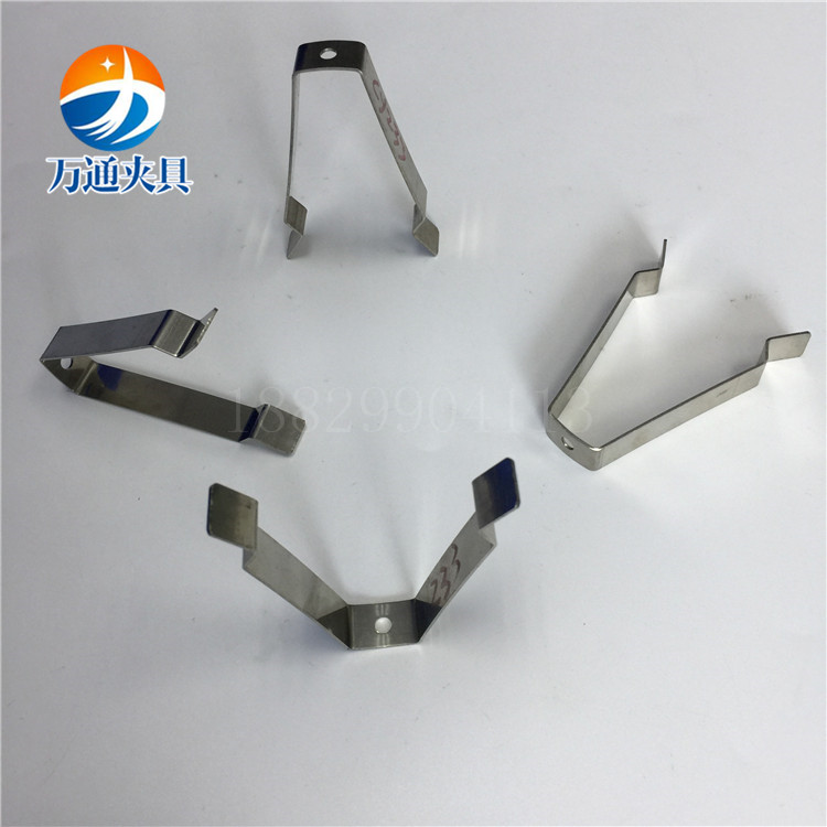 噴油擺貨夾具 工裝夾具固定片 清洗掛具 圓頭彈片組合 噴涂自動化夾子 真空鍍膜機